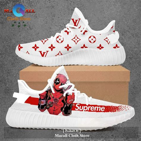 yeezy supreme louis vuitton|Louis Vuitton deadpool Yeezys.